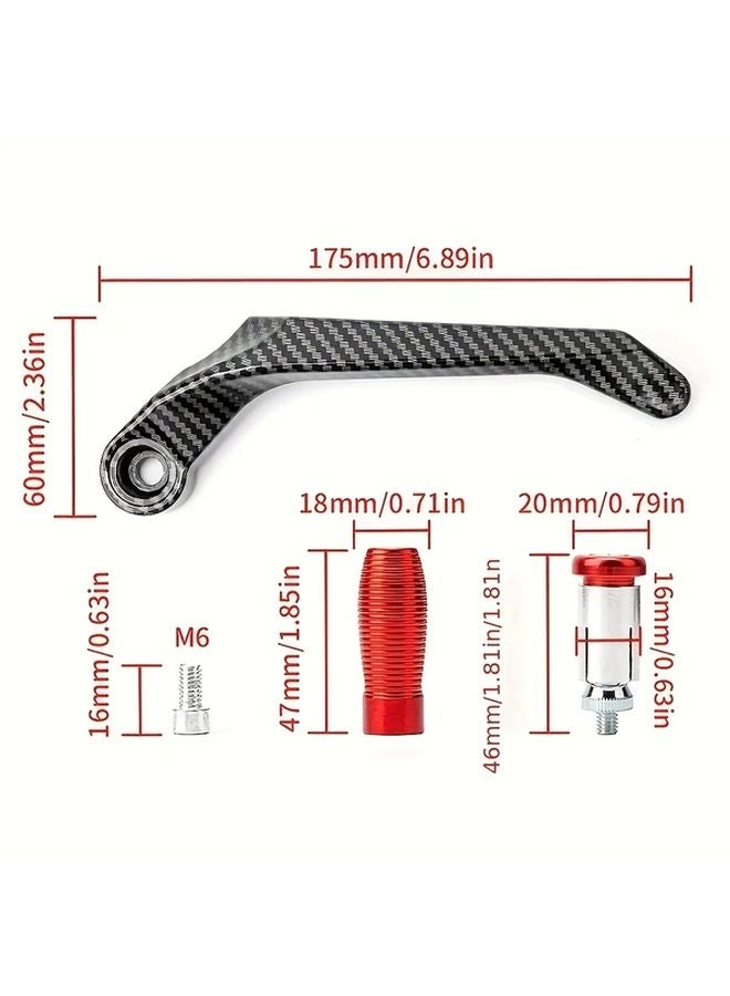 Blue Motorcycle Handlebar Protector Brake Clutch Lever Guards Durable Scratch Resistant - Image 2